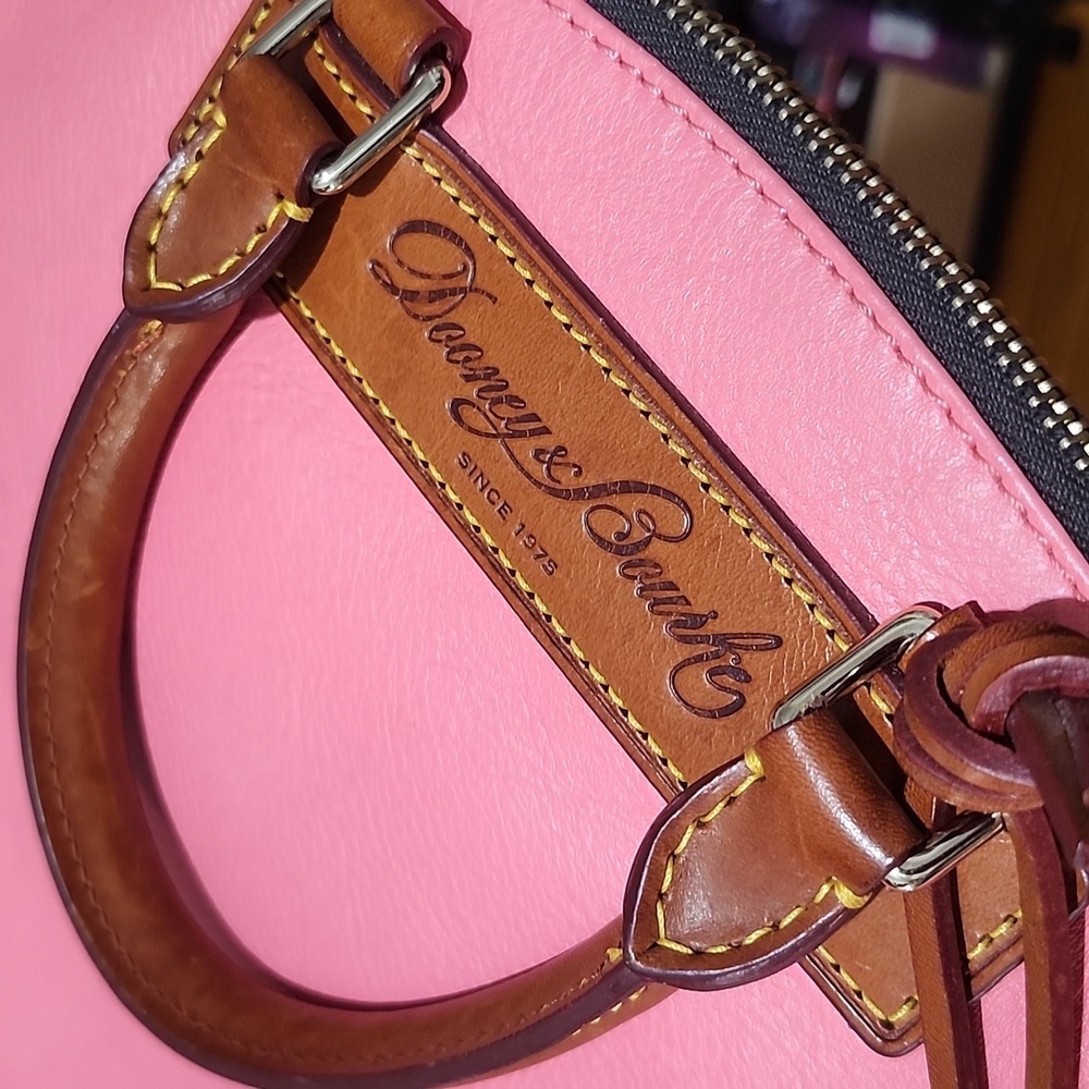 Dooney & Bourke Florentine Vacchetta Leather Satchel - Picture 14 of 16